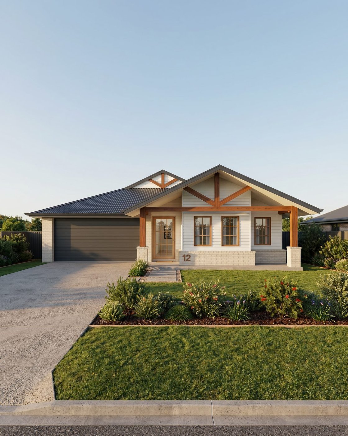 New build — single storey concept